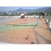 Anti-Slip Engineering WPC Cubierta exterior para piscina con CE